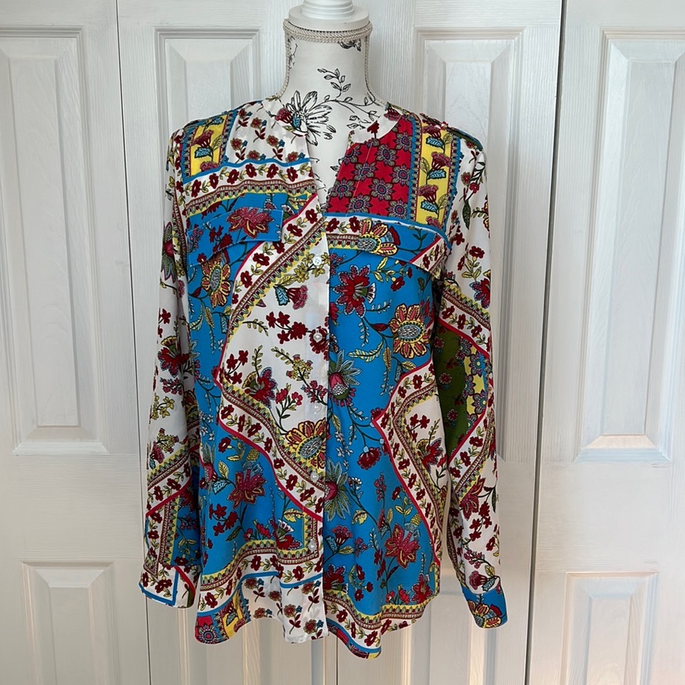NWT Calvin Klein Women’s Blouse Size Small - Picture 1 of 4